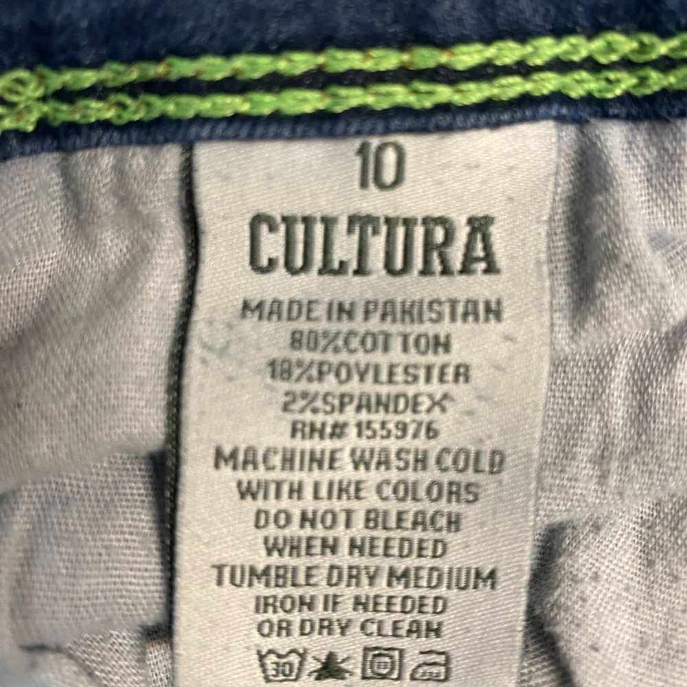 Cultura Denim Jeans Girls 10 Slim - Picture 4 of 4